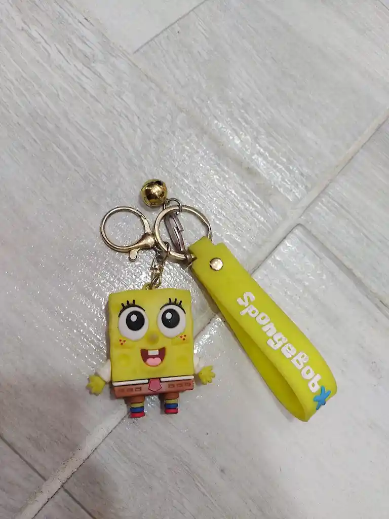 Llavero Con Muñeco O Figura De Bob Esponja