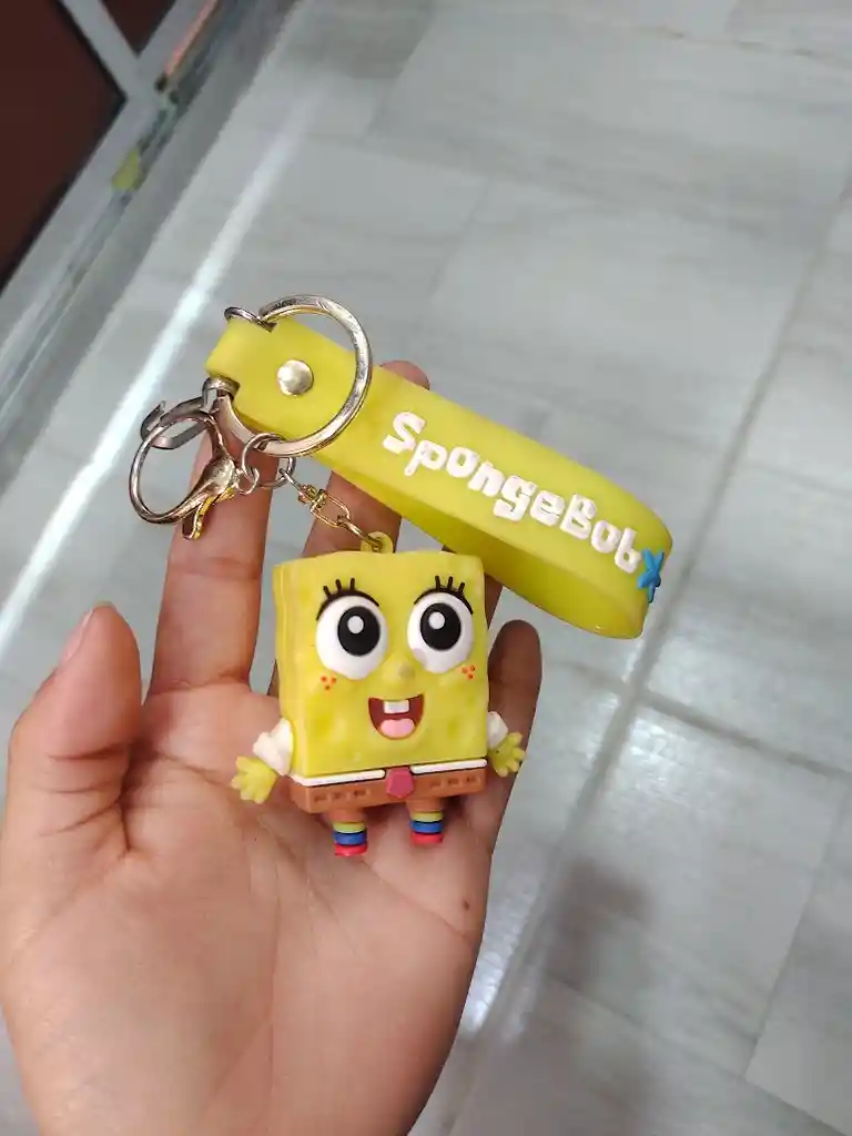 Llavero Con Muñeco O Figura De Bob Esponja