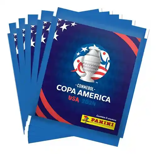 5 Sobres De Laminas Para El Album Copa America Usa 2024 Panini