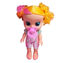 Muñeca Bebe Con Gafas Chupo Mascota Y Accesorios + Tetero