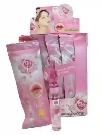 Serum Para Labios Lip Gloss Rosas Con Aplicador Kiss Beauty
