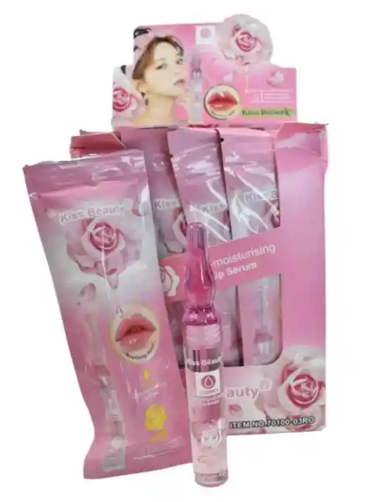 Serum Para Labios Lip Gloss Rosas Con Aplicador Kiss Beauty