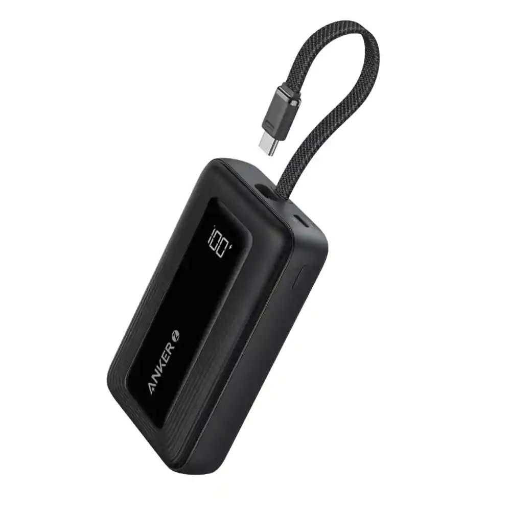 Batería Power Bank Anker Zolo 10000mah Cable Integrado Usb-c
