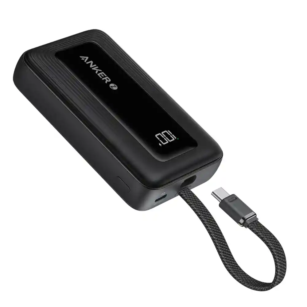 Batería Power Bank Anker Zolo 10000mah Cable Integrado Usb-c