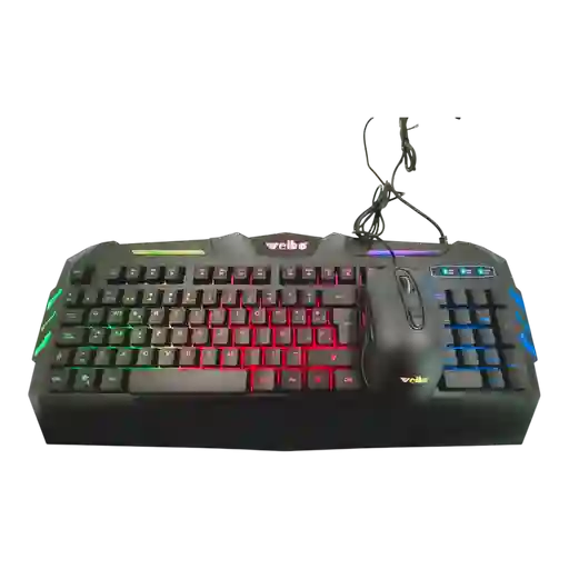 Combo Teclado Y Mouse Gamer De Cable Wb520