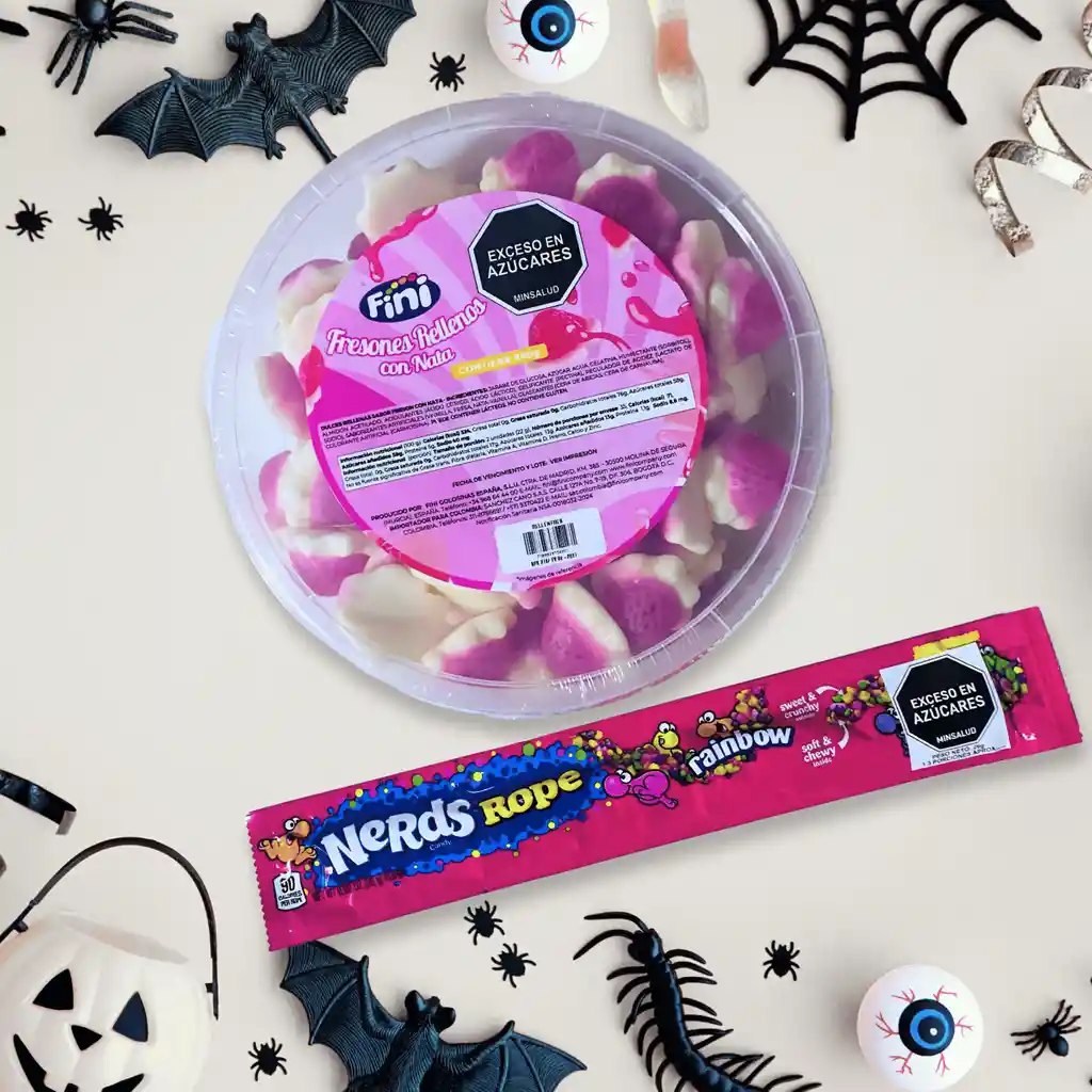 Combo Beso Fantasma | Fini Fresones Y Nerds Rope