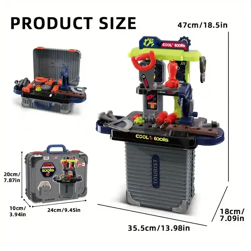 Maletin De Accesorios De Herramientas Para Niño