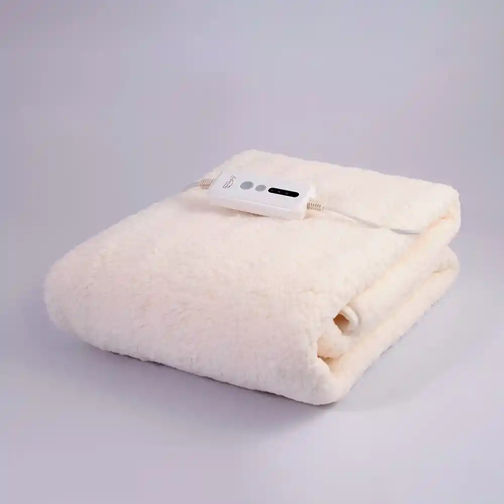 Calienta Cama Expressions Sencillo 150x80cm Blanco Poliester