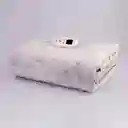 Cobija Electrica Expressions Sencillo 152x127cm Gris Poliester