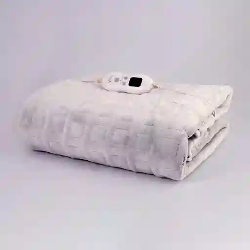 Cobija Electrica Expressions Sencillo 152x127cm Gris Poliester