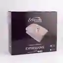 Cobija Electrica Expressions Sencillo 152x127cm Gris Poliester