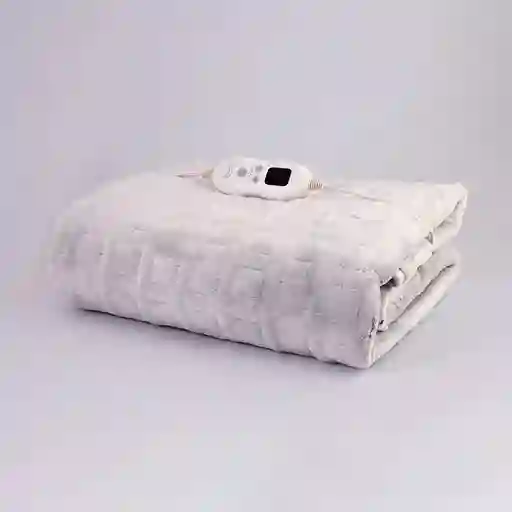 Cobija Electrica Expressions Doble 180x130cm Gris Poliester