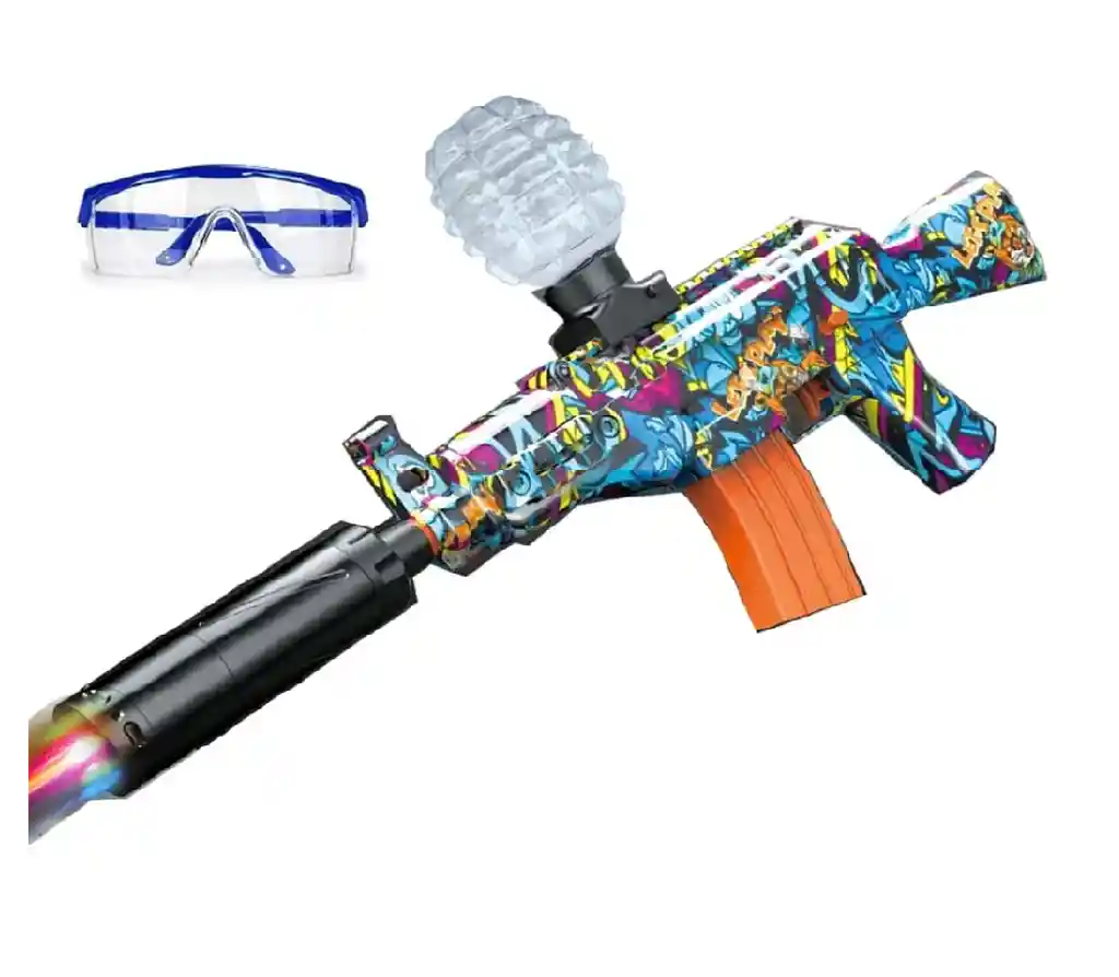 Rifle Zebbris Hidrogel Automáticaak47 Recargable Bolitas Gel - Segun Disponibilidad