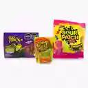 Combo Halloween Noche De Monstruos | Drácula, Gummy Y Sour Patch