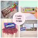 Combo Candy Delight | Cables Fini, Nerds Y M&m Chocolate