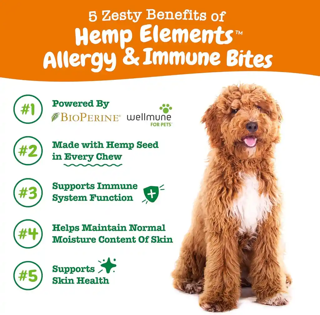 Allergy & Emmune Bites Para Perro Zesty Paws X 90 Soft Chews