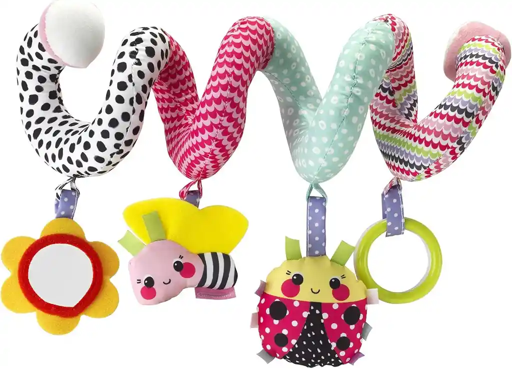 Juguete Bebé Estimulación Espiral Animales Colores Y Textura