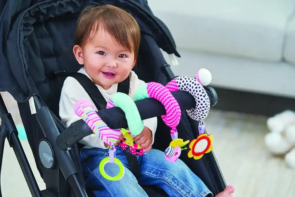 Juguete Bebé Estimulación Espiral Animales Colores Y Textura