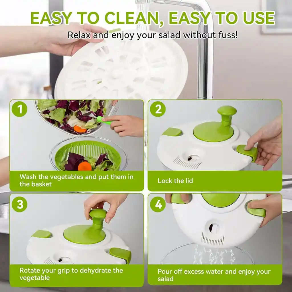 Centrifugador Secadora De Verduras