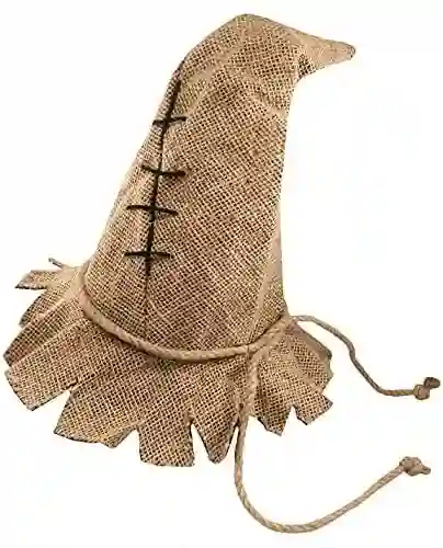 Sombrero De Espantapajaros De Arpillera Marron Disfraz Halloween