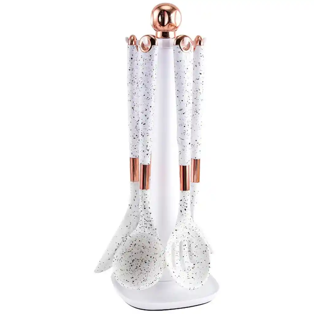 Juego De Utensilios De Cocina 7 Piezas Blanco