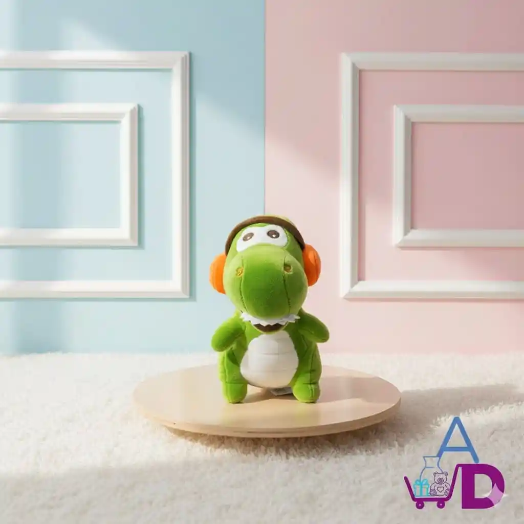 Peluche Cocodrilo Con Audifonos