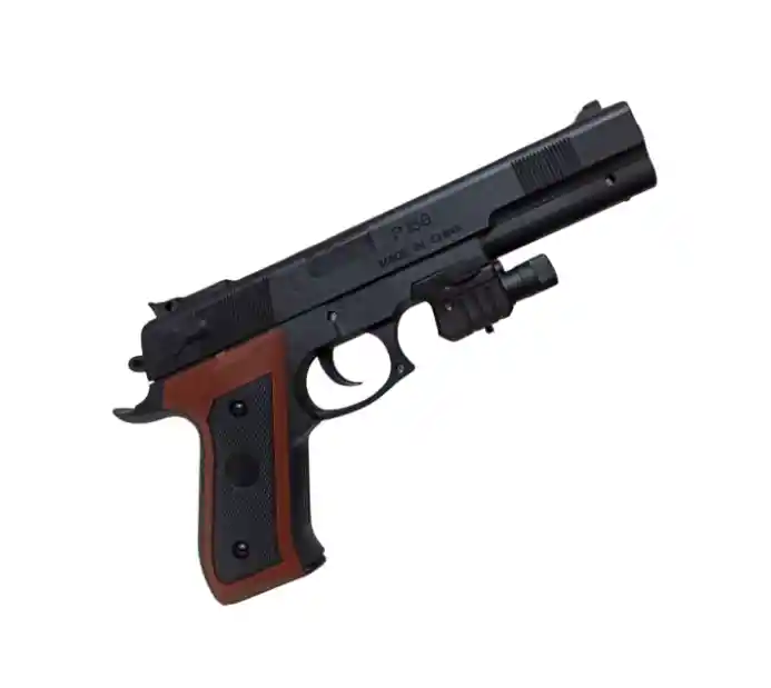 Pistola Con Mira P168 Con Laser