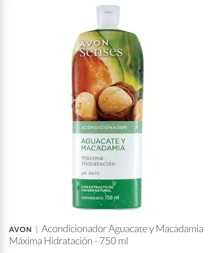 Avon - Acondicionador - Aguacate Y Macadamia - Maxima Hidratación