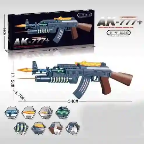 Pistola Ak 777 Con Laser