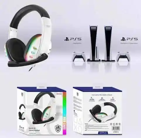 Audífonos Diademas Inalámbricas Gamer Pulse 3d Tipo Ps5