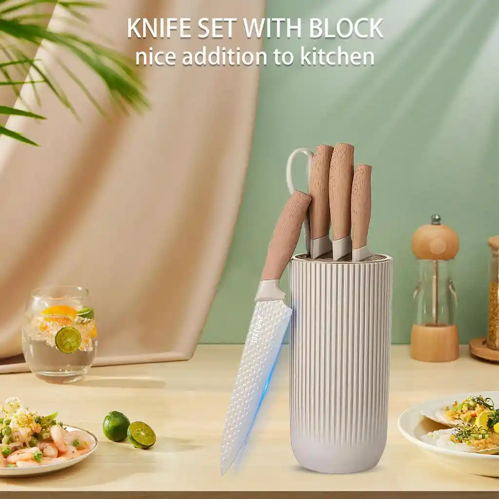 Juego De Cuchillo X6 Piezas Ks23