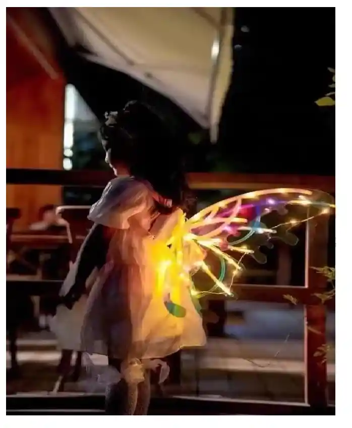 Alas Con Luces Led Con Movimiento Alas Niños, Hada, Mariposa