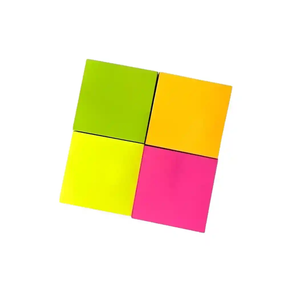 Nota Adhesiva Multicolor X 4 76x1 01
