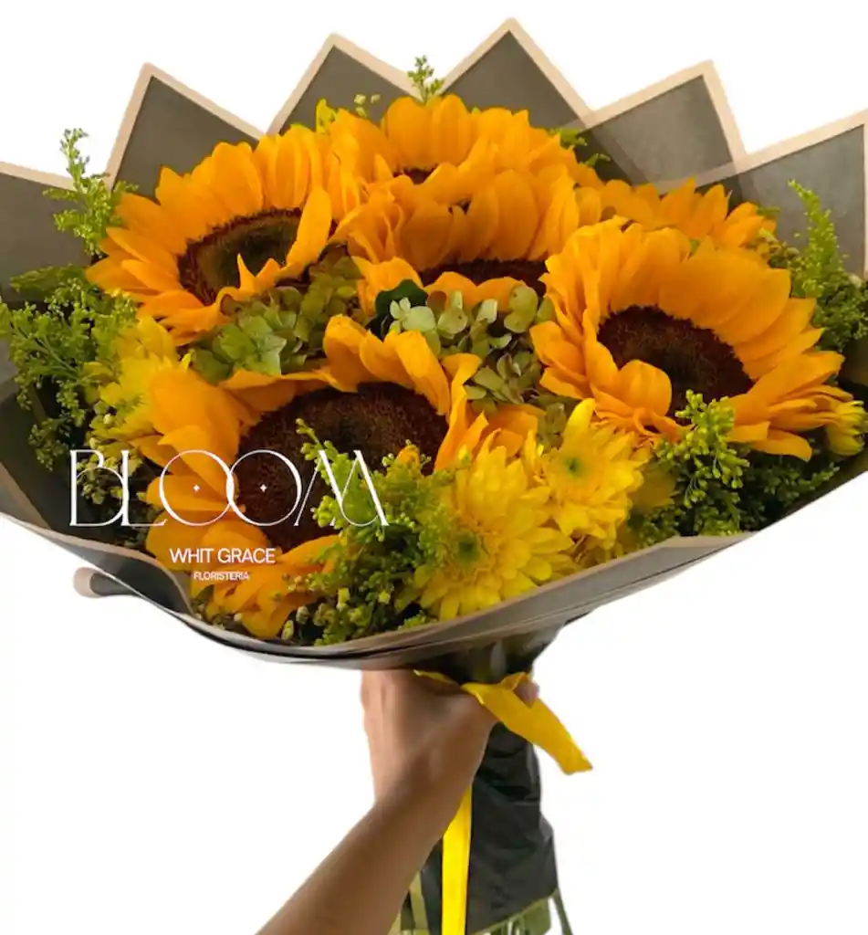 Flores Girasoles En Bouquet