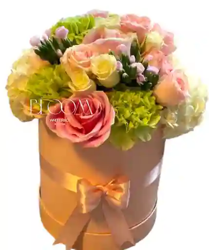 Flores En Tonos Pastel Burbuja