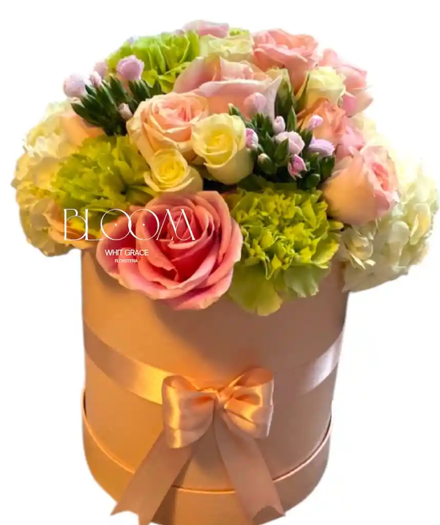 Flores En Tonos Pastel Burbuja