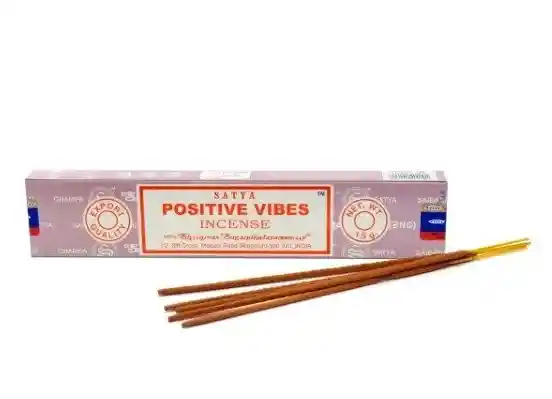 Incienso Nag Champa Satya Vibras Positivas Caja 15g