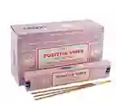 Incienso Nag Champa Satya Vibras Positivas Caja 15g