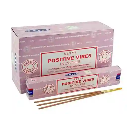 Incienso Nag Champa Satya Vibras Positivas Caja 15g