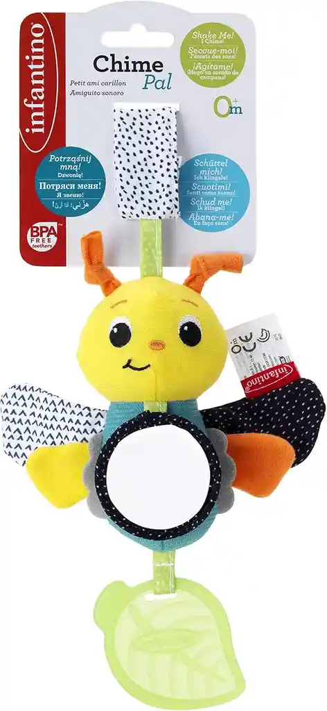 Juguete Bebé Mordedor Estimulación Temprana Abeja Texturas