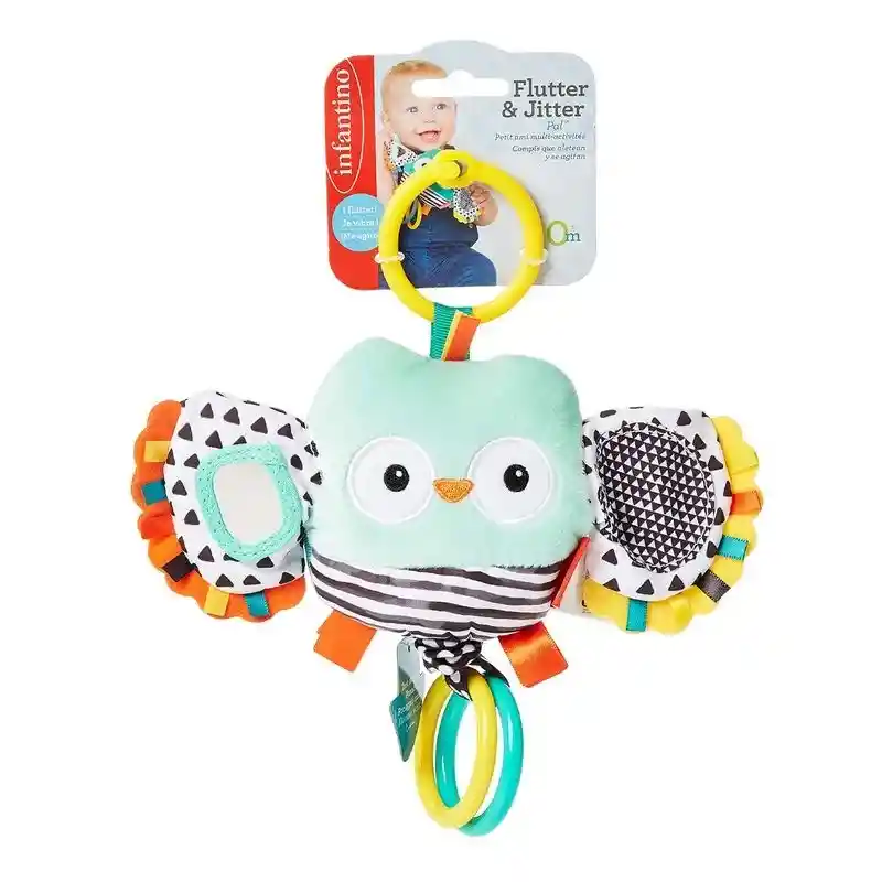 Juguete Bebé Estimulación Temprana Búho Colores Y Texturas