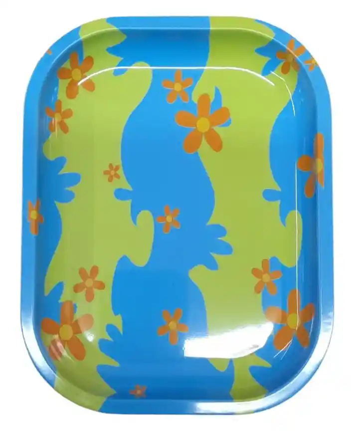 Bandeja Metalica Con Diseño 18cm X 14cm