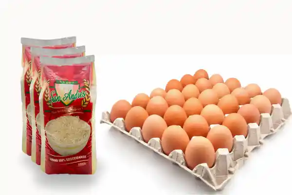 Combo 1 Arroz San Andrés Y Huevos Villa Paula