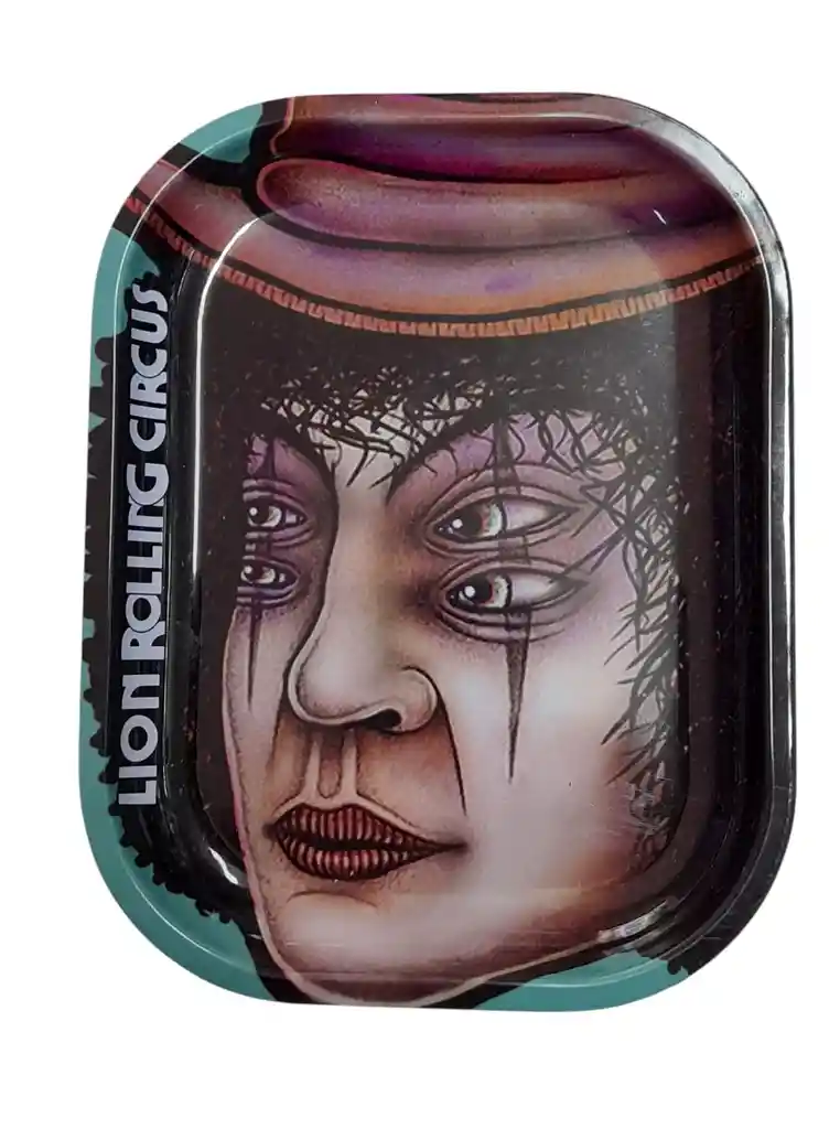 Bandeja Metalica Con Diseño 18cm X 14cm