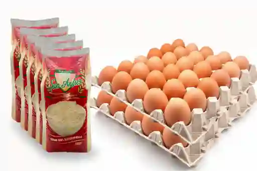 Combo 3 Arroz San Andrés Y Huevos Villa Paula
