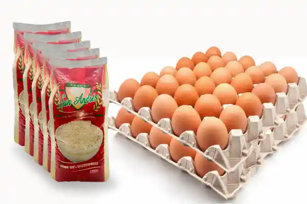Combo 3 Arroz San Andrés Y Huevos Villa Paula
