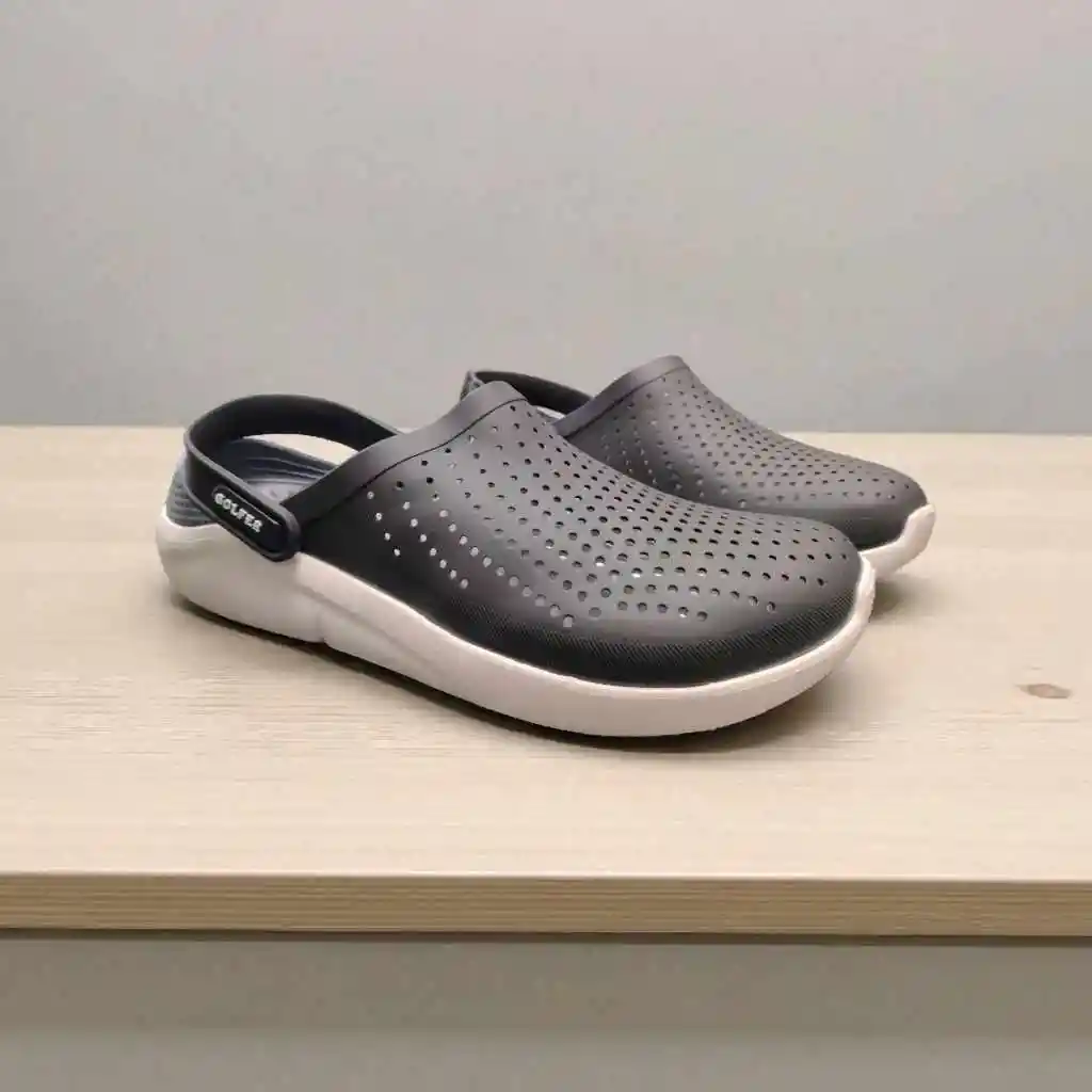 Zuecos Para Caballero Color Oscuro Talla 45