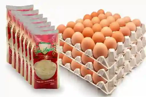 Combo 4 Arroz San Andrés Y Huevos Villa Paula