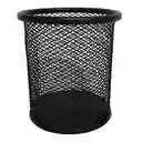 Portalápices Redondo En Malla Metálico