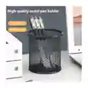 Portalápices Redondo En Malla Metálico